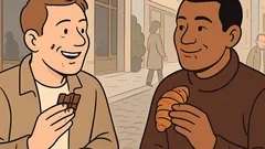 Witz: Wie geht’s dir? Schokoladig!