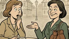 Witz: Für eine Frau teilst du aus!