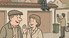 Witz: Von Garage zu Garage—heute Parkour