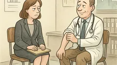 Witz: Finanzchefin? Arzt verschreibt Urlaub statt Tabletten