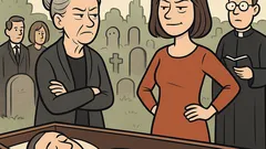 Witz: Am Sarg heißt’s: Faulpelz, extra!